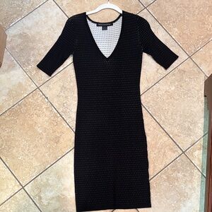 French Connection Black Knit Dress